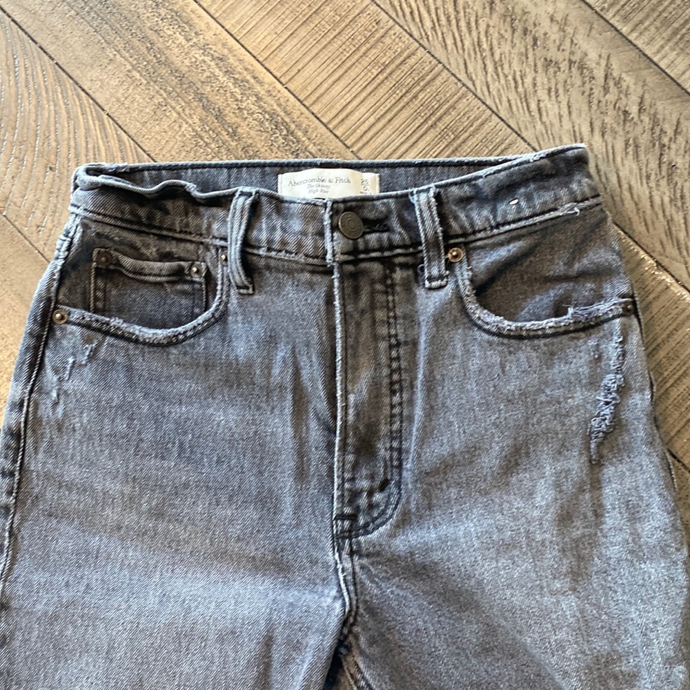 Gray Abercrombie and Fitch Jeans